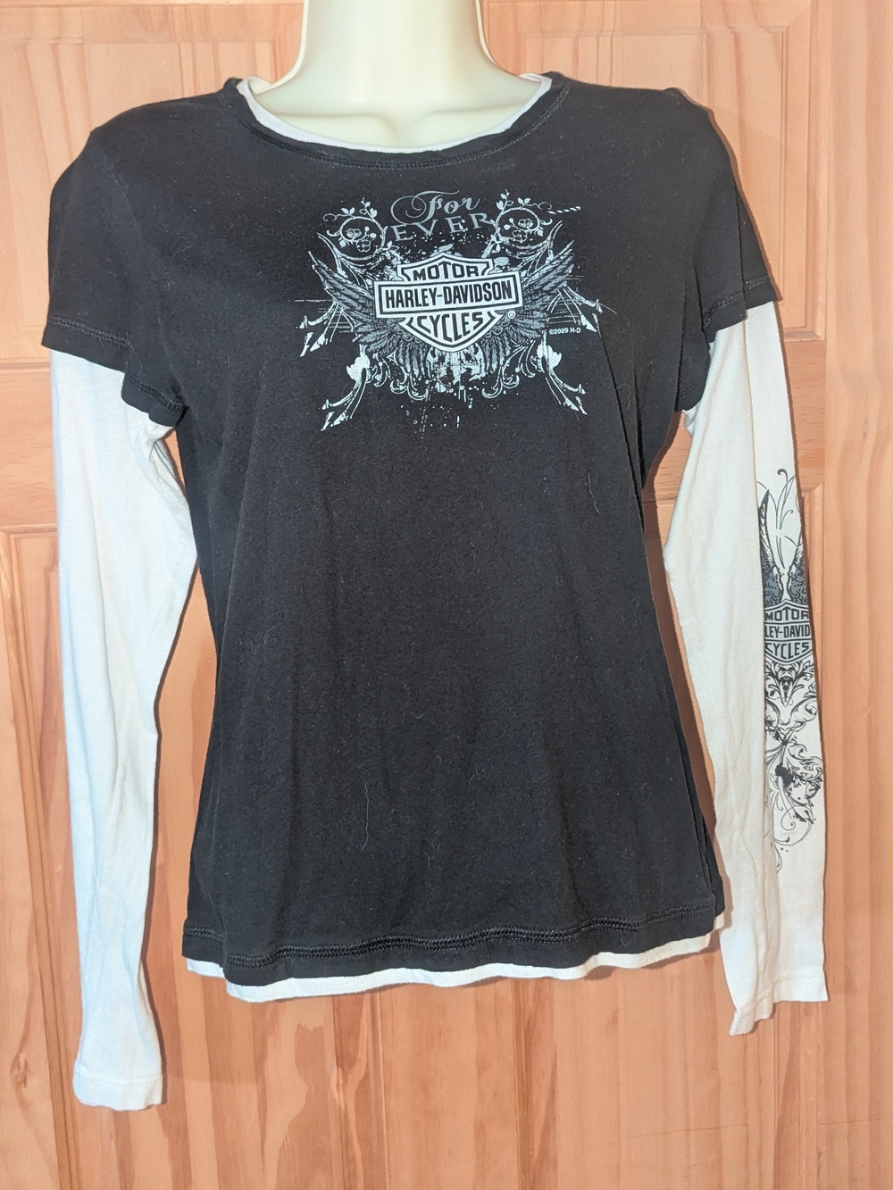 Harley-Davidson Honolulu Hawaii Layered Long Sleeve Tee | Women's Small